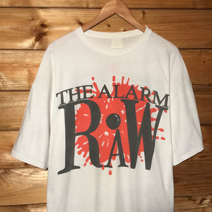 1991 The Alarm Raw UK Tour t shirt