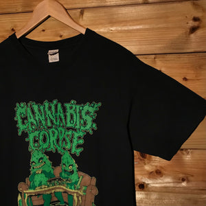 Cannabis Corpse Sofa Graphic Band t shirt