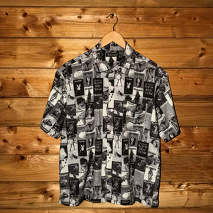 Playboy x Freaks Store Covers Print short sleeve rayon shirt
