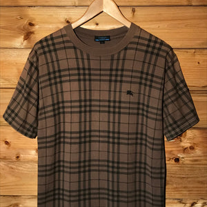 Burberry Blue Label Nova Check Pattern t shirt