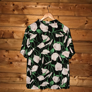 2018 Supreme Lily Flower AOP short sleeve button up rayon shirt
