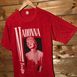 1987 Madonna Who's That Girl World Tour t shirt
