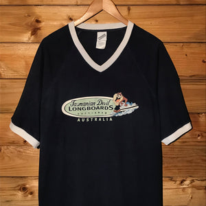 1999 Looney Tunes Tasmanian Devil Longboards t shirt