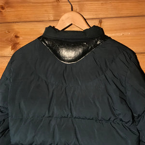 Undercover x Uniqlo Leather Panelled puffer jacket