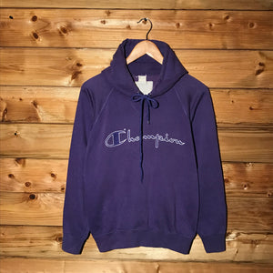 80s Champion Outline Centre Spellout hoodie