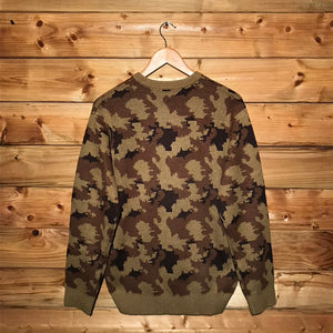 2016 Supreme Digi Camouflage knit sweatshirt