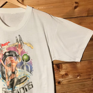 1992 Scorpions Target Band Promo t shirt