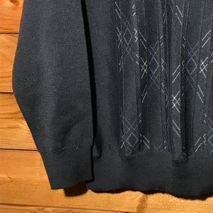 Gabicci Striped Diamond knit sweatshirt