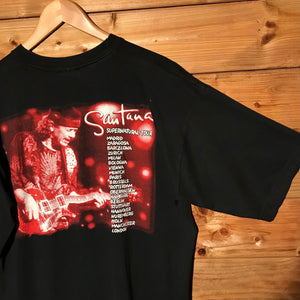1999 Santana Supernatural Europe Tour t shirt