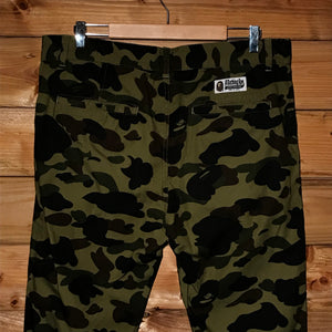 Bape, A Bathing Ape Green Camo trousers