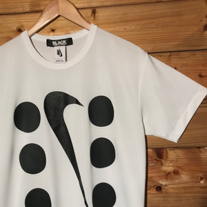 2017 Nike x Comme Des Garçons Black Downward Swoosh t shirt