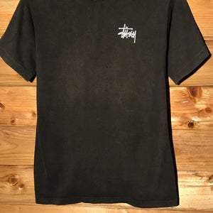 90s Stüssy Dragon Link Logo Script Spellout t shirt