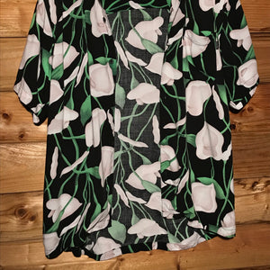 2018 Supreme Lily Flower AOP short sleeve button up rayon shirt