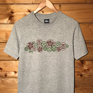 90s Stüssy Floral Link t shirt