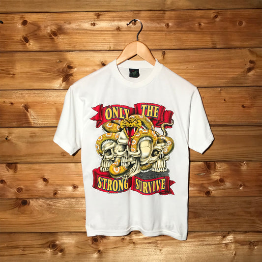 1991 Air Waves Only The Strong Survive t shirt