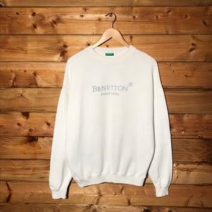 90s United Colors of Benetton Centre Spellout sweatshirt