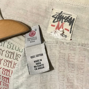 Stüssy Rainbow Gradient Spellouts AOP t shirt