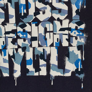 Stüssy Designs NYLTLA Drip Effect Block Spellout t shirt