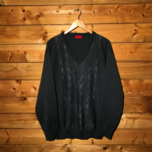 Gabicci Striped Diamond knit sweatshirt