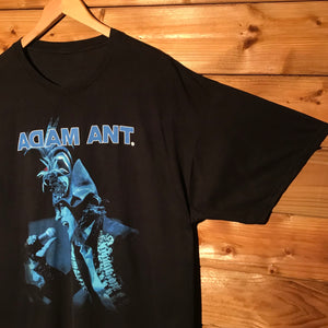 2012 Adam Ant Blueblack Hussar Europe Tour t shirt