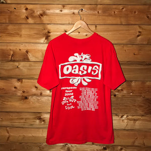 2008 Oasis Dig Out Your Soul Europe Tour t shirt
