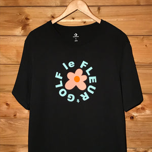 2017 Converse x Golf Le Fleur Circle Spellout t shirt