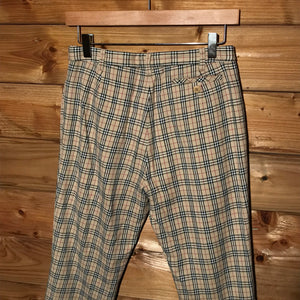 Burberry Nova Check Pattern golf style trousers