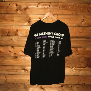 1995 Pat Metheny Group We Live Here World Tour t shirt