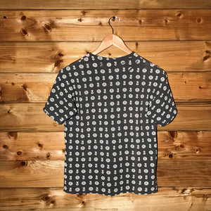 Stüssy Crown and Link Logo Monogram AOP t shirt