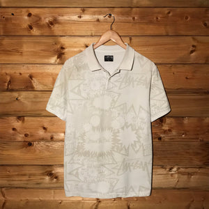 Stüssy Tonal Speech Bubbles AOP polo t shirt