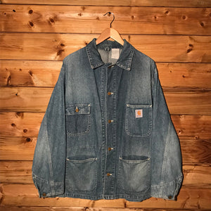 80s Carhartt Michigan Denim chore jacket