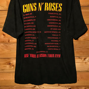1991 Guns N Roses Use Your Illusion USA Tour t shirt