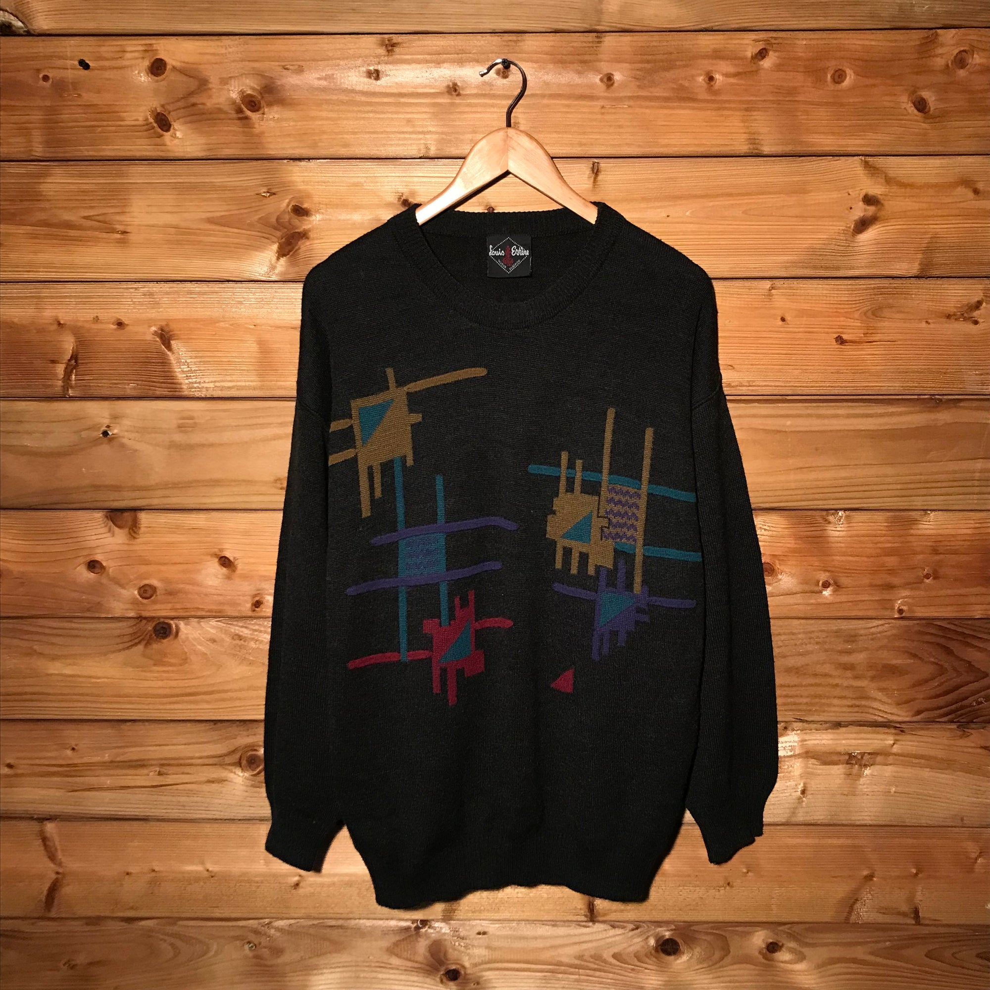 Louis Estere Abstract knit sweatshirt