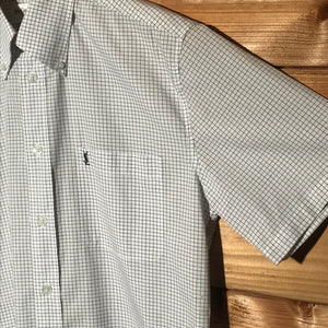 Yves Saint Laurent Grid button up shirt