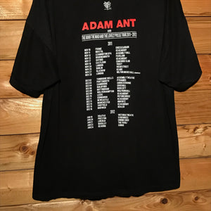 2011 Adam Ant and TGTMATLP UK Tour t shirt