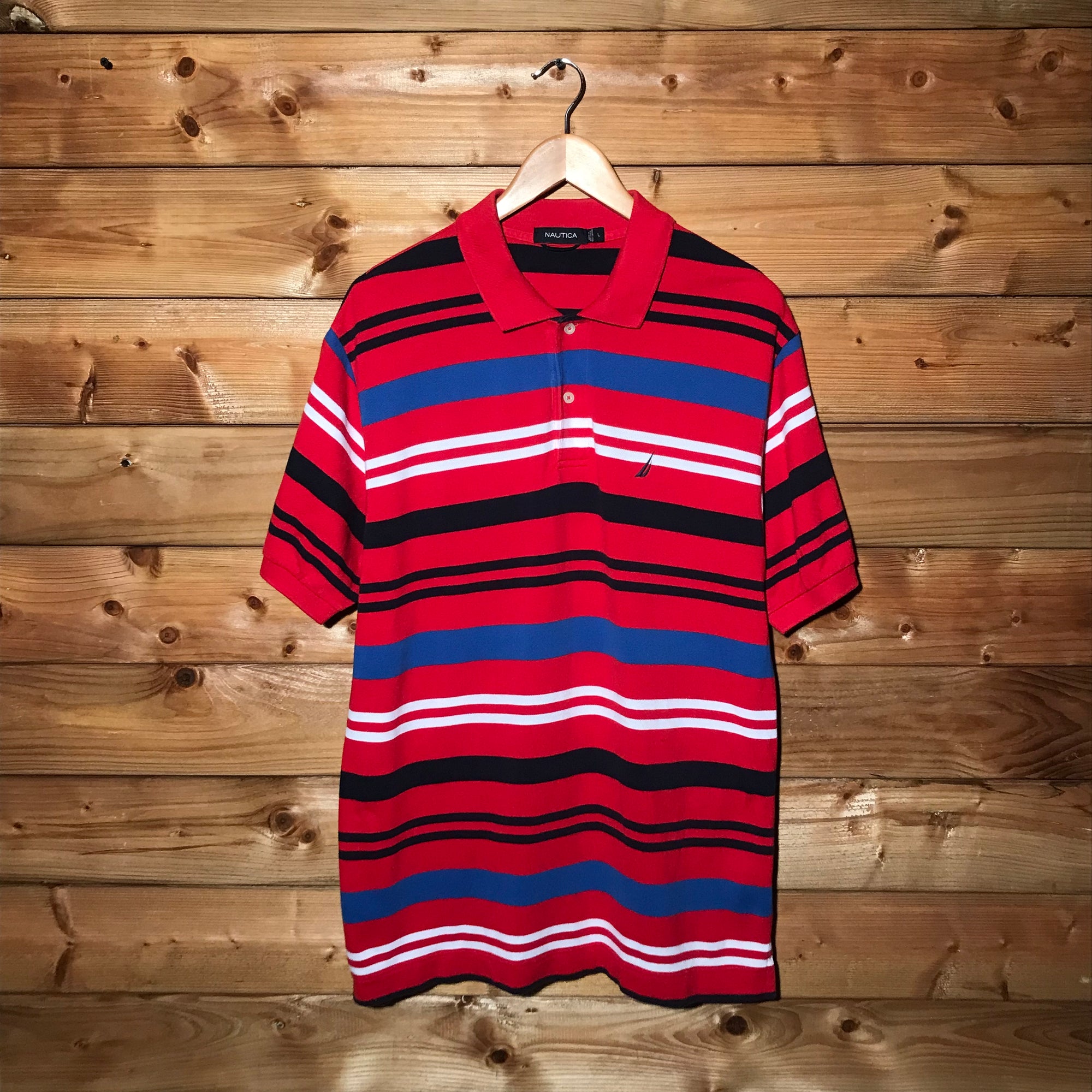 Nautica Stripes polo t shirt