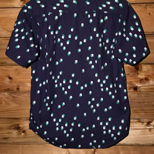 2013 Supreme Layered Squares AOP short sleeve button up shirt