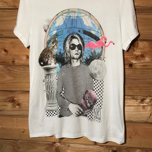 2018 Kurt Cobain Abstract Collage t shirt