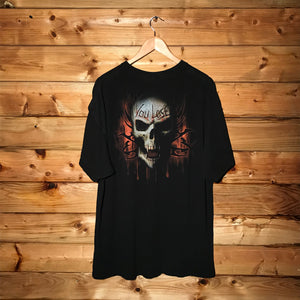 Spiral Direct Skeleton Game Over t shirt