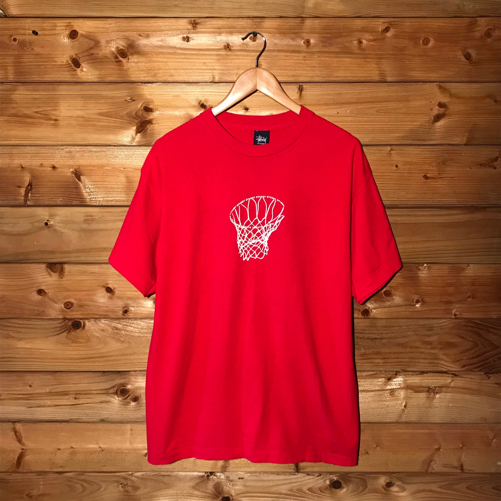 Stüssy Basketball Hoop Spellout t shirt
