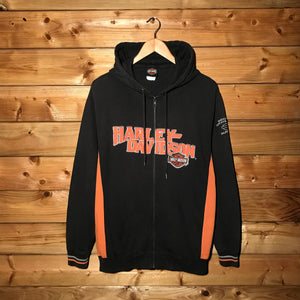 Harley Davidson California Spellout zip up hoodie