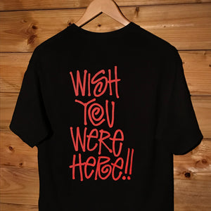 2011 Stüssy x Eric Elms Wish You Were Here World Tour t shirt
