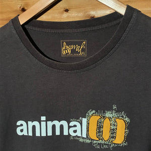 Animal Scribbled Centre Spellout t shirt