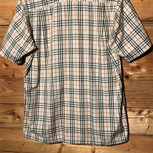 Burberry Nova Check Pattern short sleeve button up shirt