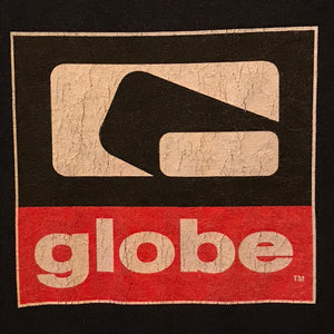 Globe Industries Centre Box Logo Spellout t shirt