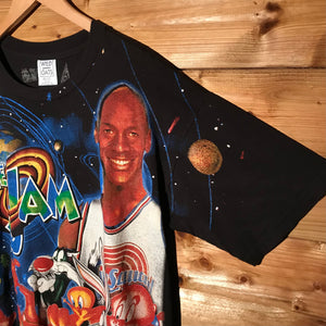1995 REPRINT Looney Tunes Space Jam Movie Promo AOP t shirt