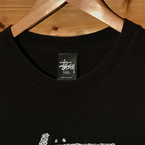 Stüssy Dollar Signs Centre Script Spellout t shirt