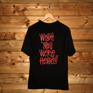 2011 Stüssy x Eric Elms Wish You Were Here World Tour t shirt