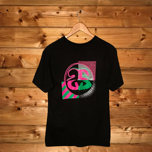 Stüssy Neon Mixed Script Spellout t shirt