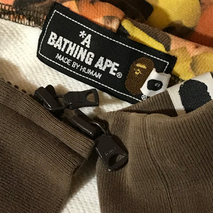 Bape, A Bathing Ape Aoyama Autumn Village Camo zip up hoodie